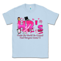 Dusty Blue breast cancer hr human resources Classic Tee - texasbilliewilder