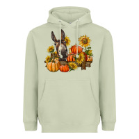 Matcha donkey sunflower and pumpkin farm Heavyweight Hoodie - BarkalooDesign
