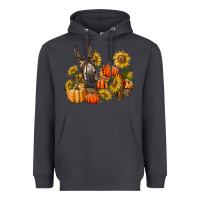 Smoke donkey sunflower and pumpkin farm Heavyweight Hoodie - BarkalooDesign