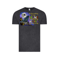 Vintage Black something wicked this way comes Vintage Tee - CowGirlArtShop