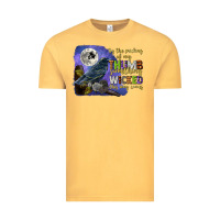 Vintage Mustard something wicked this way comes Vintage Tee - CowGirlArtShop