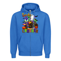 True Royal spooky cruhser with monster truck Zipper Hoodie - Artiststas