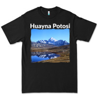 Black Bolivia Huayna Potosi Mountain Andes Art Premium Tee - trangStudio