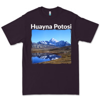 Plum Bolivia Huayna Potosi Mountain Andes Art Premium Tee - trangStudio