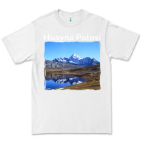 White Bolivia Huayna Potosi Mountain Andes Art Premium Tee - trangStudio