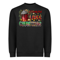 Black afamilytloveschristmas Heavyweight Sweatshirt - CowhideDigitalArt