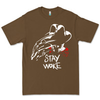 Cacao stay woke freddy krueger Premium Tee - trangStudio