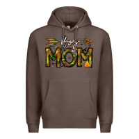 Coffee Boy Mom Premium Hoodie - CowhideDigitalArt
