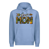Colony Blue Boy Mom Premium Hoodie - CowhideDigitalArt