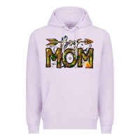 Lilac Boy Mom Premium Hoodie - CowhideDigitalArt