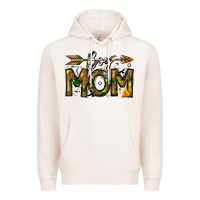 Pale Pink Boy Mom Premium Hoodie - CowhideDigitalArt