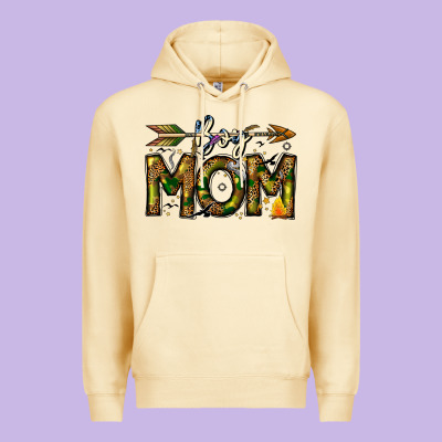 Boy Mom Premium Hoodie Designed By Cowhidedigitalart