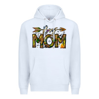 White Boy Mom Premium Hoodie - CowhideDigitalArt