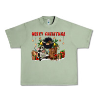 Oil Green merry christmas Urban Heavy Tee - CowGirlArtShop