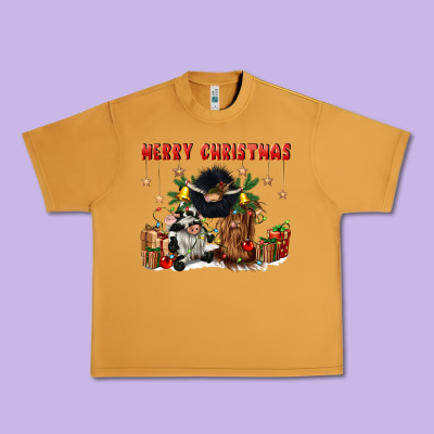 Merry Christmas Urban Heavy Tee Designed By Cowgirlartshop