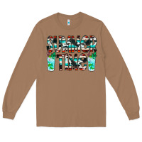 Toasted Coconut Summer Time Cowhide Serape Long Sleeve Tee - CowCowDesign