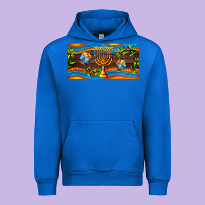 Hanukkah With Candlestick Urban Hoodie Designed By Adodesignshop