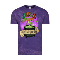 Cloud Purple just a bunch of hocus pocus Vintage Tee - CowGirlArtShop