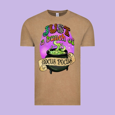 Just A Bunch Of Hocus Pocus Vintage Tee Designed By Cowgirlartshop