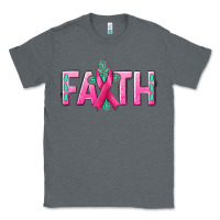 Charcoal Heather Cancer Faith with gemstone Classic Tee - NancyCooperArtShop