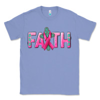 Colony Blue Cancer Faith with gemstone Classic Tee - NancyCooperArtShop