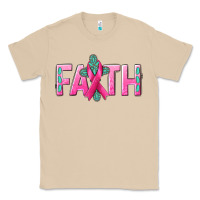 Mushroom Cancer Faith with gemstone Classic Tee - NancyCooperArtShop