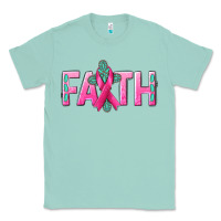 Seafoam Cancer Faith with gemstone Classic Tee - NancyCooperArtShop