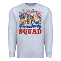 Heather Grey fireworks squad Premium Sweatshirt - BarkalooDesign