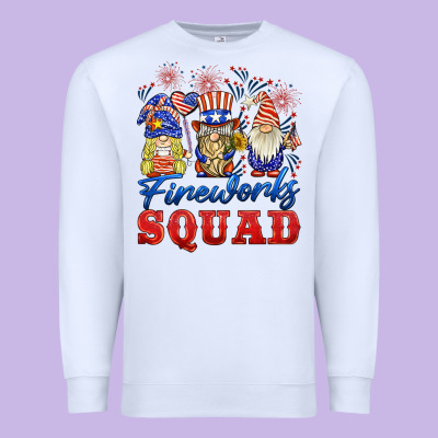 Fireworks Squad Premium Sweatshirt Designed By Barkaloodesign