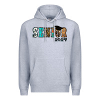 Heather Grey Western Senior 2024 Premium Hoodie - RanaPortraitStore