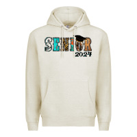 Oatmeal Heather Western Senior 2024 Premium Hoodie - RanaPortraitStore