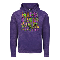 Cloud Purple Mardi Saurus Rex Vintage Hoodie - HowdyJamesFarm