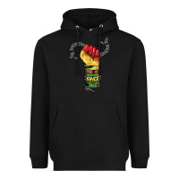 Black free ish since 1865 Heavyweight Hoodie - BarkalooDesign