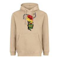 Mushroom free ish since 1865 Heavyweight Hoodie - BarkalooDesign