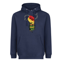 Navy free ish since 1865 Heavyweight Hoodie - BarkalooDesign