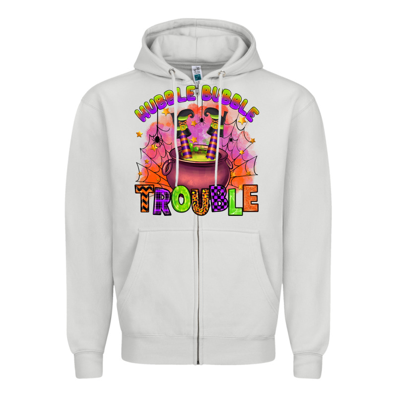 Hubble Bubble Trouble Zipper Hoodie by Artiststas | Teevron