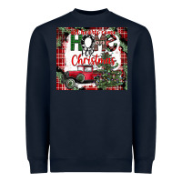 Navy christmas homecoming celebration Heavyweight Sweatshirt - CowhideDigitalArt
