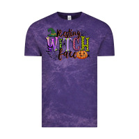 Cloud Purple resting witch face Vintage Tee - CowGirlArtShop