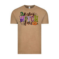 Vintage Coffee resting witch face Vintage Tee - CowGirlArtShop