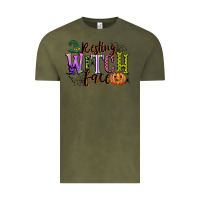 Vintage Olive resting witch face Vintage Tee - CowGirlArtShop