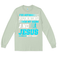 Matcha Christian Runner Half Marathon Running Race Jesus Gift Long Sleeve Tee - trangStudio