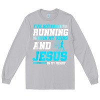 Moon Dust Christian Runner Half Marathon Running Race Jesus Gift Long Sleeve Tee - trangStudio