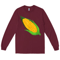 Burgundy corn costume funny halloween party thanksgiving kids t shirt Long Sleeve Tee - trangStudio