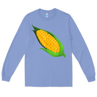 Colony Blue corn costume funny halloween party thanksgiving kids t shirt Long Sleeve Tee - trangStudio