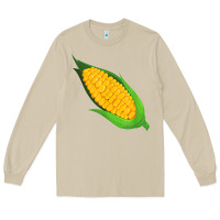 Mushroom corn costume funny halloween party thanksgiving kids t shirt Long Sleeve Tee - trangStudio