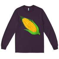 Plum corn costume funny halloween party thanksgiving kids t shirt Long Sleeve Tee - trangStudio