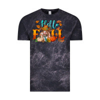 Cloud Black hello fall heifer cow Vintage Tee - RanaPortraitStore