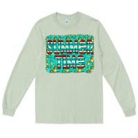 Matcha summer time glitter pineable Long Sleeve Tee - CowCowDesign
