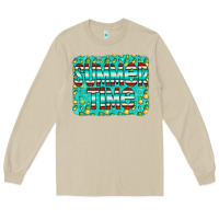 Mushroom summer time glitter pineable Long Sleeve Tee - CowCowDesign