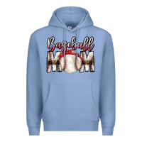 Colony Blue Baseball Mom Premium Hoodie - CowhideDigitalArt
